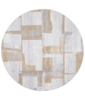 Safavieh Bayside BAY126 Ivory / Grey Gold 6'-7" X 6'-7" Round Area Rug