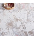 Safavieh Bayside Area Rug BAY128A-3R Safavieh Bayside BAY128 Ivory / Grey Pink 3' X 3' Round Area Rug