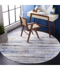 Safavieh Bayside BAY130 Blue / Gold 6'-7" X 6'-7" Round Area Rug