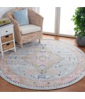 Safavieh Bayside BAY134 Sage / Gold 6'-7" X 6'-7" Round Area Rug