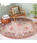 Safavieh Besarabian BES220 Ivory / Sage Rust 6'-7" X 6'-7" Round Area Rug