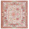 Safavieh Besarabian BES220 Ivory / Sage Rust 6'-7" X 6'-7" Square Area Rug