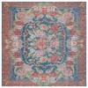 Safavieh Besarabian BES220 Blue / Sage Rust 6'-7" X 6'-7" Square Area Rug