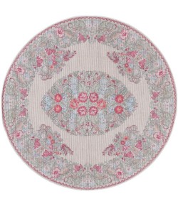 Safavieh Besarabian BES222 Beige / Sage 6'-7" X 6'-7" Round Area Rug
