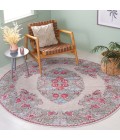 Safavieh Besarabian BES222 Beige / Sage 6'-7" X 6'-7" Round Area Rug