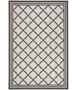 Safavieh Beach House BHS121 Light Grey / Charcoal 4' X 6' Rectangle Area Rug