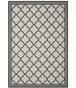 Safavieh Beach House BHS121 Light Grey / Charcoal 5'-3" X 7'-6" Rectangle Area Rug
