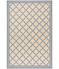 Safavieh Beach House BHS121 Cream / Blue 5'-3" X 7'-6" Rectangle Area Rug