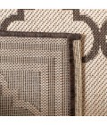 Safavieh Beach House BHS121 Creme / Brown 4' X 4' Round Area Rug