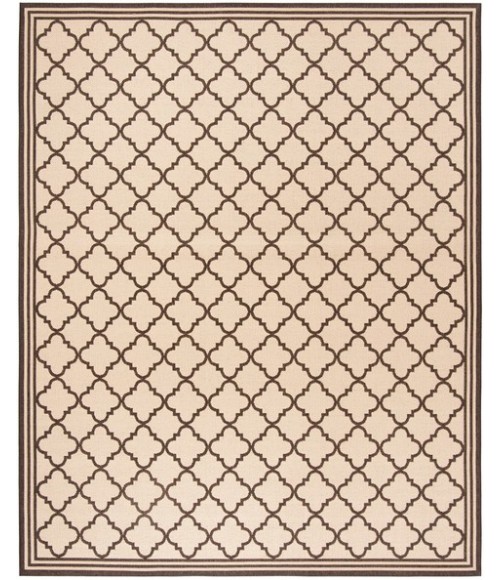 Safavieh Beach House BHS121 Creme / Brown 9' X 12' Rectangle Area Rug