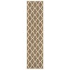 Safavieh Beach House BHS122 Beige / Cream 2'-2" X 8' Runner Area Rug