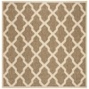 Safavieh Beach House BHS122 Beige / Cream 6'-7" X 6'-7" Square Area Rug