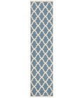Safavieh Beach House BHS122 Blue / Creme 2'-2" X 8' Runner Area Rug