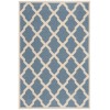 Safavieh Beach House BHS122 Blue / Creme 5'-3" X 7'-6" Rectangle Area Rug