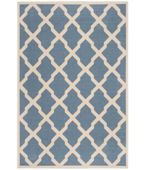 Safavieh Beach House BHS122 Blue / Creme 9' X 12' Rectangle Area Rug