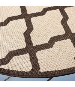 Safavieh Beach House BHS122 Creme / Brown 2'-2" X 8' Runner Area Rug