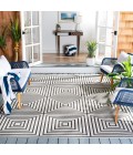 Safavieh Beach House BHS123 Light Grey / Charcoal 3' X 5' Rectangle Area Rug