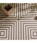 Safavieh Beach House BHS123 Creme / Brown 6'-7" X 9'-2" Rectangle Area Rug