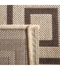Safavieh Beach House BHS123 Creme / Brown 6'-7" X 9'-2" Rectangle Area Rug