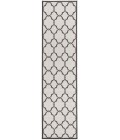 Safavieh Beach House BHS125 Light Grey / Charcoal 2'-2" X 6' Runner Area Rug