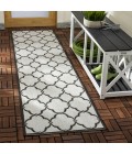 Safavieh Beach House BHS125 Light Grey / Charcoal 2'-2" X 6' Runner Area Rug