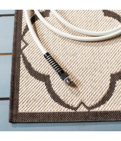 Safavieh Beach House BHS125 Creme / Brown 6'-7" X 6'-7" Square Area Rug