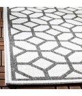 Safavieh Beach House BHS127 Light Grey / Charcoal 2'-2" X 8' Runner Area Rug