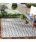 Safavieh Beach House BHS127 Light Grey / Charcoal 2'-2" X 4' Accent Area Rug