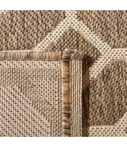 Safavieh Beach House BHS127 Beige / Cream 2'-2" X 8' Runner Area Rug