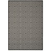 Safavieh Beach House BHS129 Light Grey / Charcoal 6'-7" X 9'-2" Rectangle Area Rug