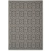 Safavieh Beach House BHS134 Light Grey / Charcoal 8' X 8' Square Area Rug