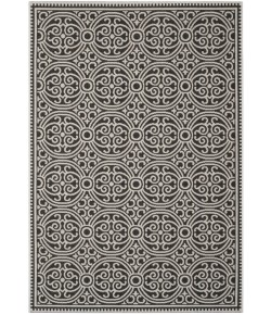 Safavieh Beach House BHS134 Light Grey / Charcoal 4' X 6' Rectangle Area Rug