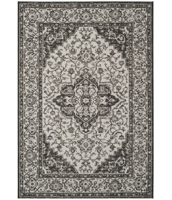 Safavieh Beach House BHS137 Light Grey / Charcoal 9' X 12' Rectangle Area Rug