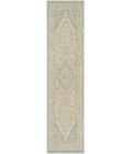Safavieh Beach House BHS137 Cream / Aqua 2'-2" X 8' Runner Area Rug