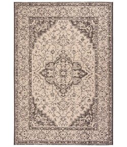 Safavieh Beach House BHS137 Creme / Brown 3' X 5' Rectangle Area Rug