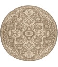 Safavieh Beach House BHS138 Cream / Beige 6'-7" X 6'-7" Round Area Rug