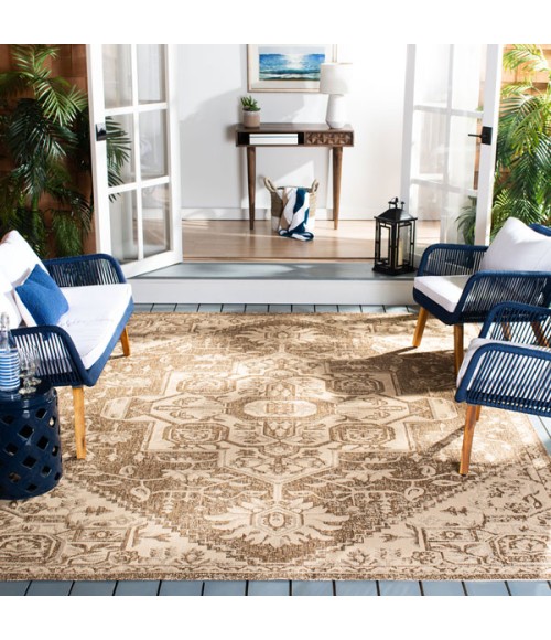 Safavieh Beach House BHS138 Cream / Beige 9' X 12' Rectangle Area Rug