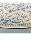 Safavieh Beach House BHS138 Blue / Creme 4' X 6' Rectangle Area Rug