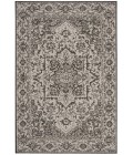 Safavieh Beach House BHS139 Light Grey / Charcoal 3' X 5' Rectangle Area Rug