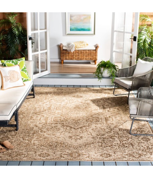 Safavieh Beach House BHS139 Cream / Beige 2'-2" X 4' Accent Area Rug