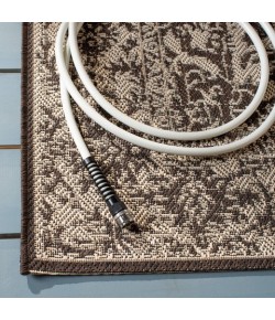 Safavieh Beach House BHS139 Creme / Brown 2'-2" X 12' Runner Area Rug