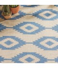 Safavieh Beach House BHS171 Blue / Creme 2'-2" X 6' Runner Area Rug