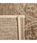 Safavieh Beach House BHS174 Cream / Beige 6'-7" X 6'-7" Square Area Rug