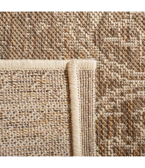 Safavieh Beach House BHS174 Cream / Beige 6'-7" X 6'-7" Square Area Rug