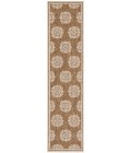 Safavieh Beach House BHS181 Beige / Cream 2'-2" X 8' Runner Area Rug