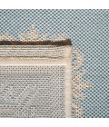 Safavieh Beach House BHS181 Aqua / Cream 8' X 8' Round Area Rug