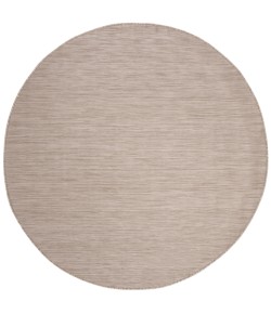 Safavieh Beach House BHS218 Beige 6'-7" X 6'-7" Round Area Rug