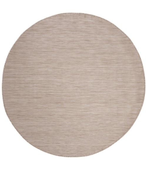 Safavieh Beach House BHS218 Beige 6'-7" X 6'-7" Round Area Rug