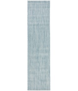 Safavieh Beach House BHS218 Aqua 2'-2" X 12' Runner Area Rug