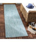 Safavieh Beach House BHS218 Aqua 2'-2" X 12' Runner Area Rug